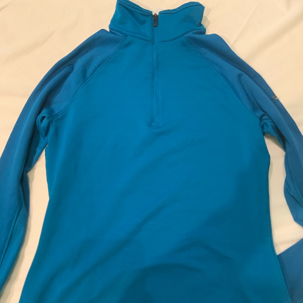 Blue adidas quarter zip